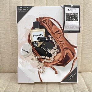 NEW Design District Art Work Print with Brown and Black Accents CHANEL Cosmetics